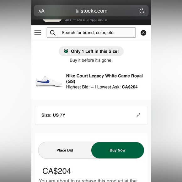 Nike court legacy white game royal - Picture 3 of 3